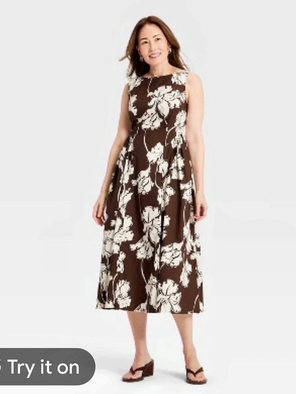 Target in Brown & White